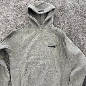Men’s Essentials Hoodie – Dark Gray – Size L